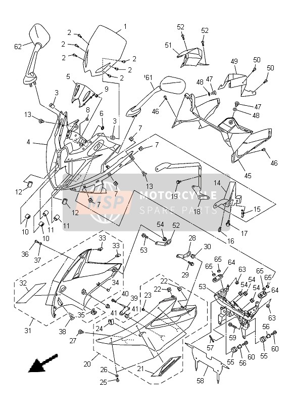 36CY283VE1P4, Panel Assembly 2, Yamaha, 0