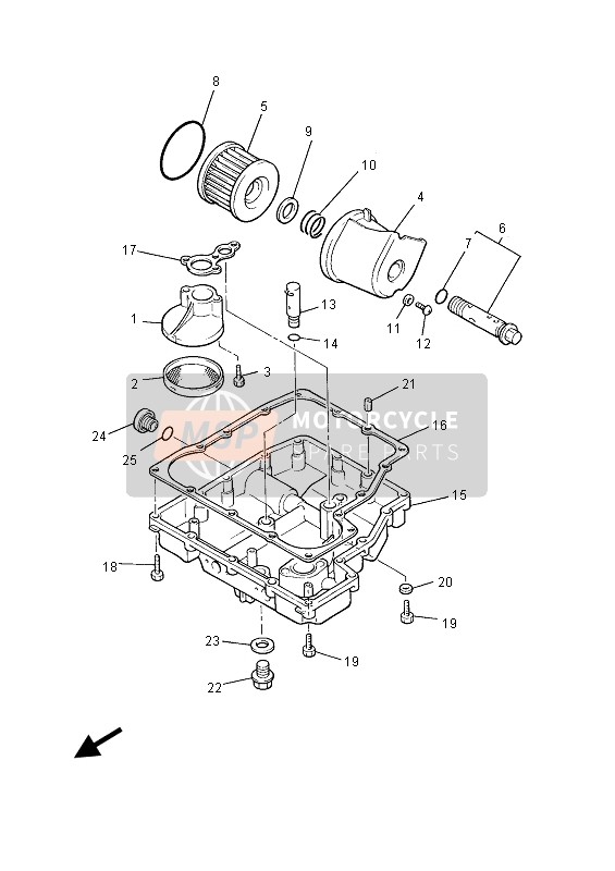 Yamaha XJR1300 2013 Pulitore Dell'Olio per un 2013 Yamaha XJR1300