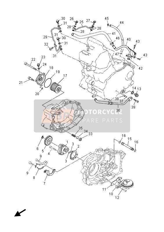 Yamaha XT660Z TENERE 2013 Oil Pump for a 2013 Yamaha XT660Z TENERE