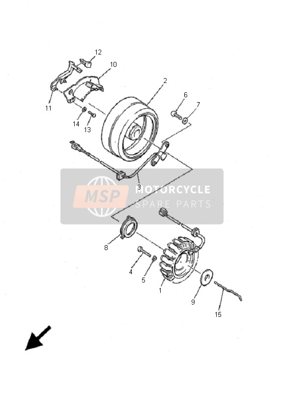 Yamaha V-MAX12 2001 Generator for a 2001 Yamaha V-MAX12