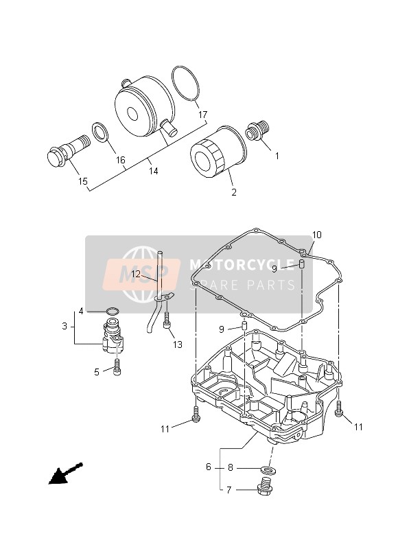 Yamaha YZF-R1 2013 Pulitore Dell'Olio per un 2013 Yamaha YZF-R1
