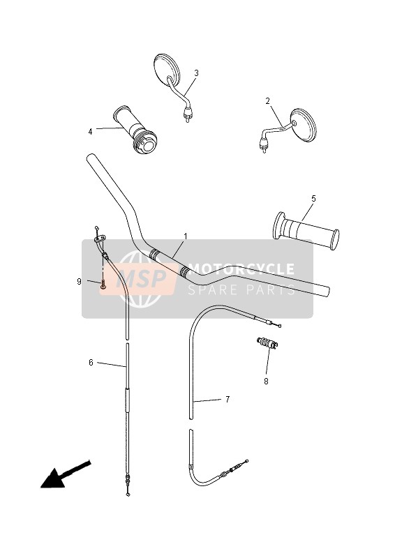 Steering Handle & Cable