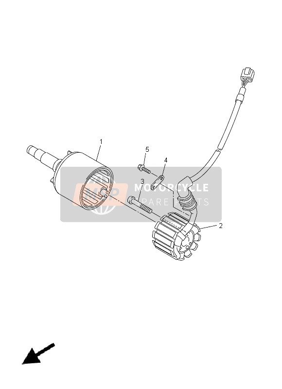 Yamaha FZ8-S 2014 GENERATOR für ein 2014 Yamaha FZ8-S