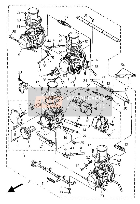 4JH143500000, Adaptateur De Durite, Yamaha, 0