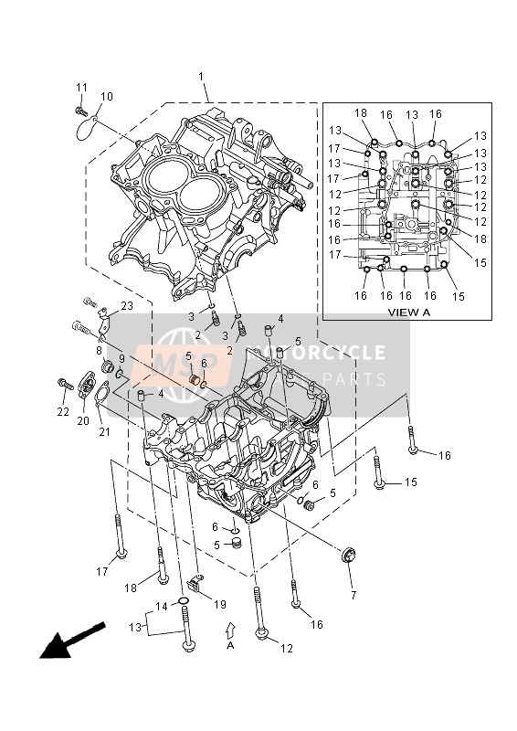 970120601400, Bolt, Yamaha, 0