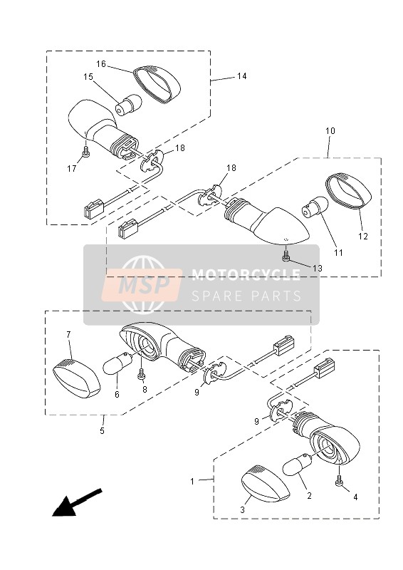 Yamaha MT-07 2014 Spare Parts - MSP