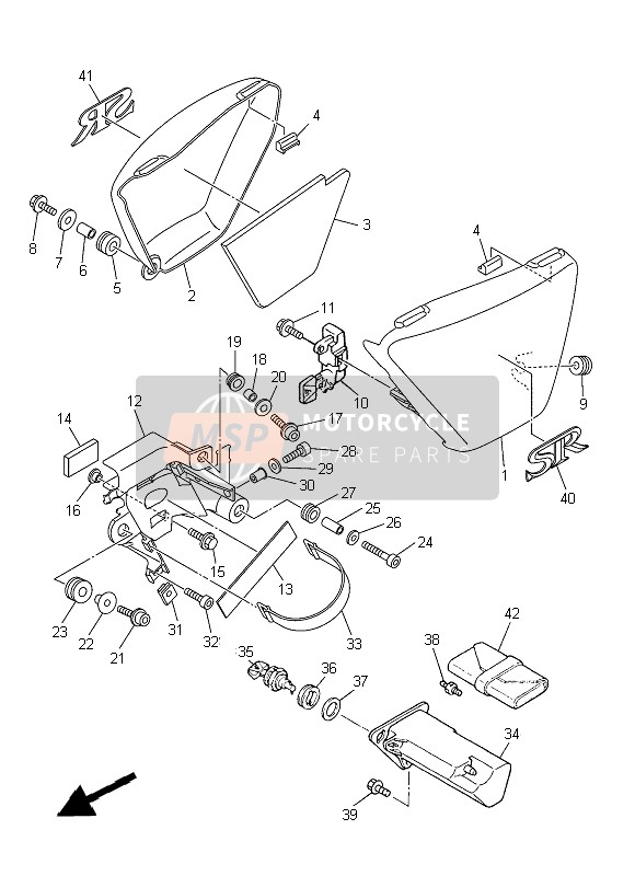 958170603000, Flensbout, Yamaha, 2