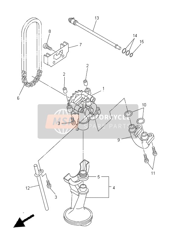 Yamaha XJ-6N 2014 Oil Pump for a 2014 Yamaha XJ-6N