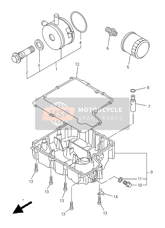 Yamaha XJ-6N 2014 Nettoyant à l'huile pour un 2014 Yamaha XJ-6N