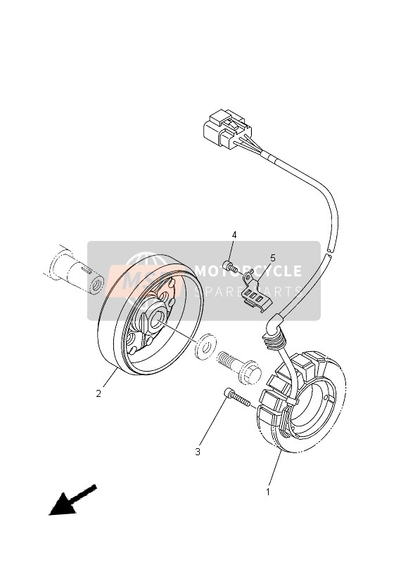 Yamaha XT1200ZE 2014 Generador para un 2014 Yamaha XT1200ZE