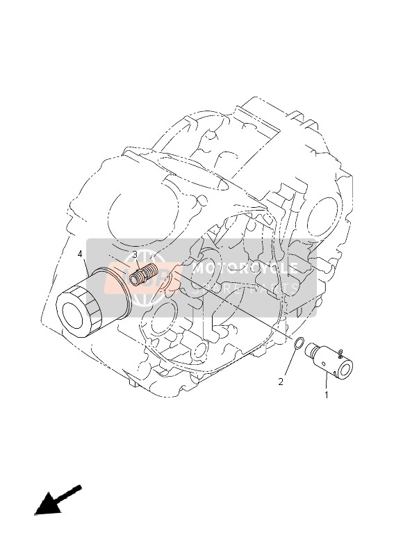 Yamaha XVS950R 2014 Oil Cleaner for a 2014 Yamaha XVS950R