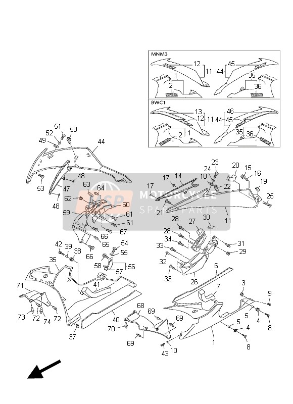 13S2847R0000, Damper 10, Yamaha, 0