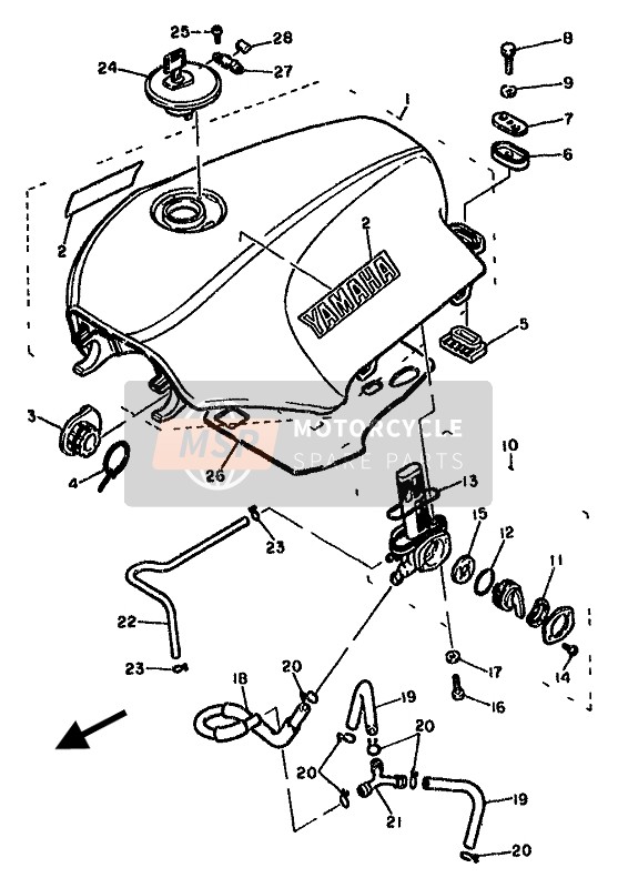 36Y241820000, Damper, Locating 2, Yamaha, 1