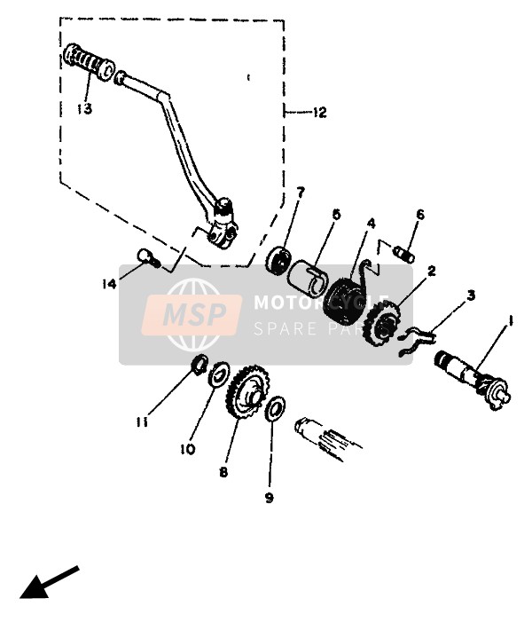 931012004800, Paraolio (648), Yamaha, 2