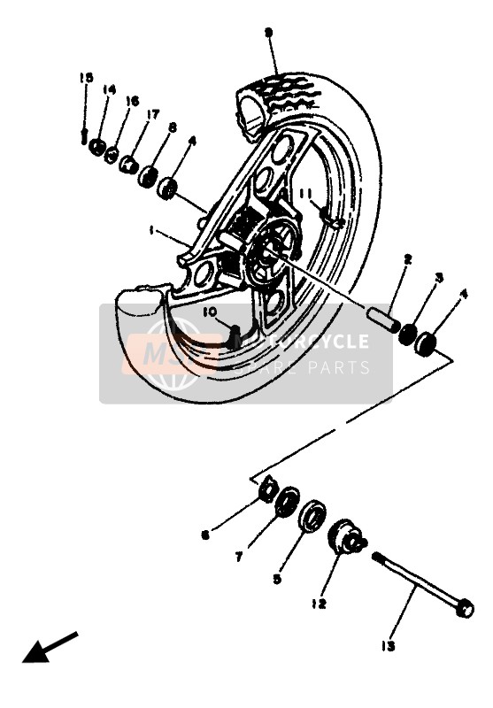 901711203900, Kronenmutter, Yamaha, 2