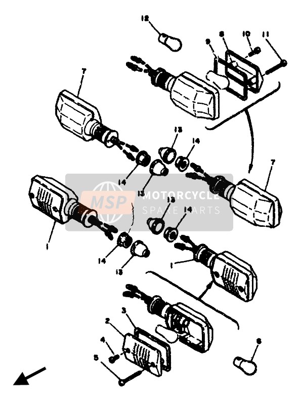 977074063000, Blechschraube, Yamaha, 2