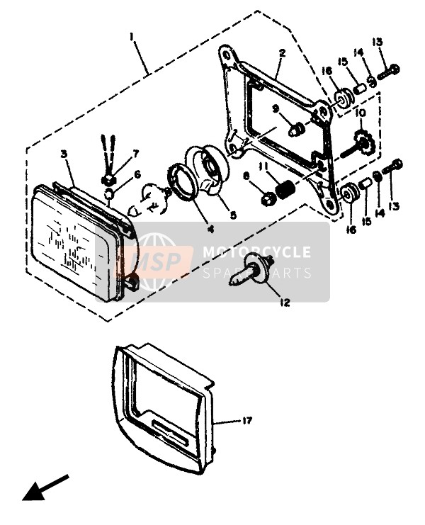 51L843320000, Spring, Screw, Yamaha, 1