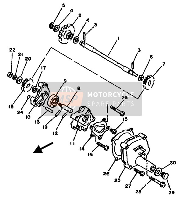 936031402600, • . Pin, Dowel, Yamaha, 2