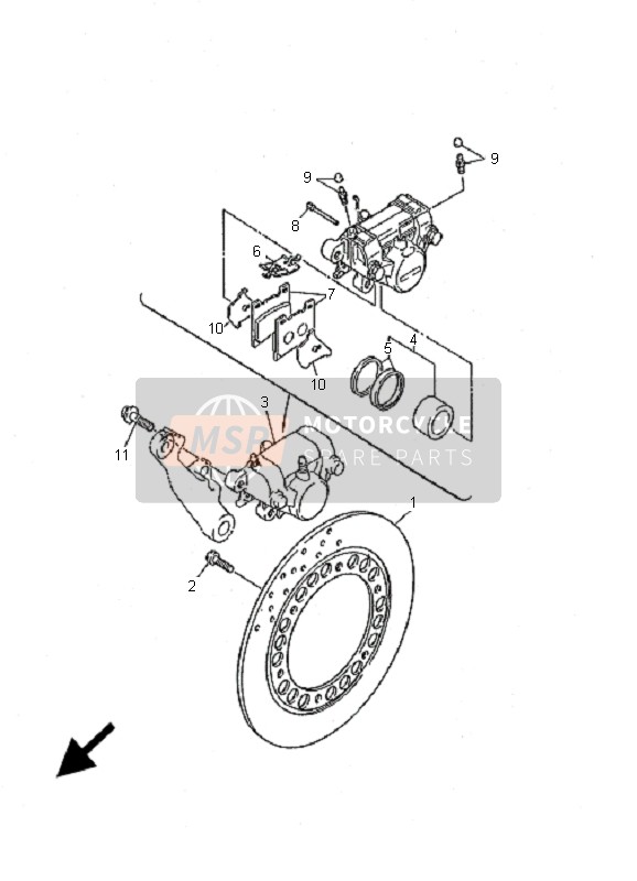 Rear Brake Caliper