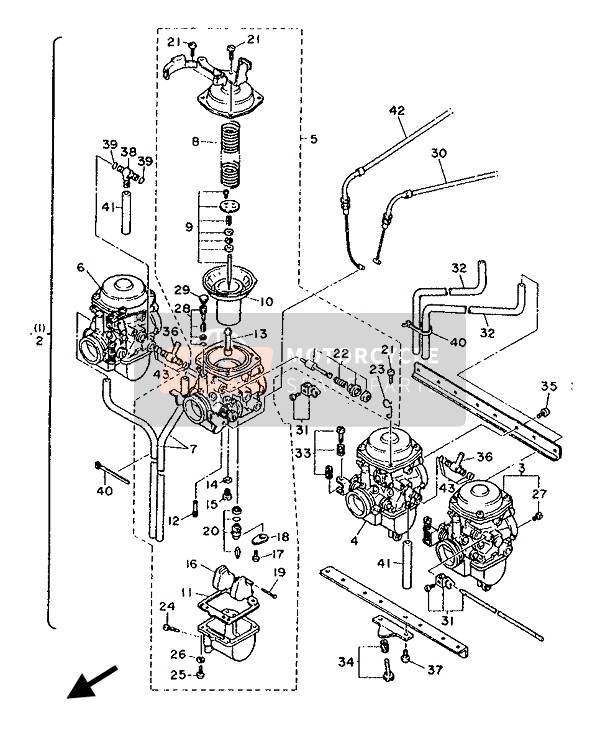 Yamaha FJ1200 1986 Alternate (Carburettor) (For Switzerland) for a 1986 Yamaha FJ1200