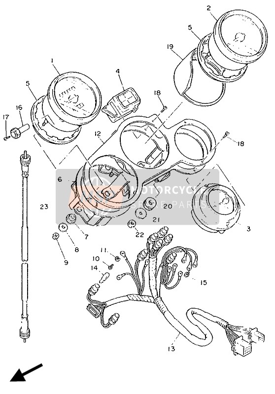 4G1847440000, Ampoule, Yamaha, 4