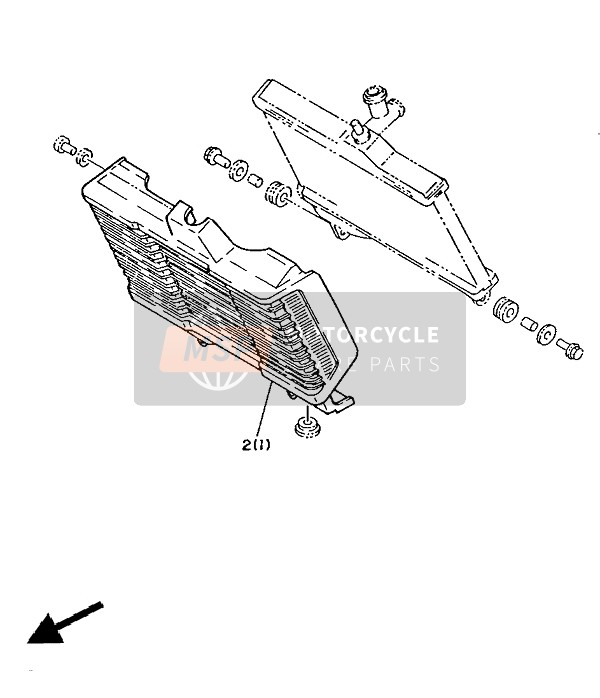 Yamaha RD350LC 1986 Alternate (Engine) (For AT) for a 1986 Yamaha RD350LC