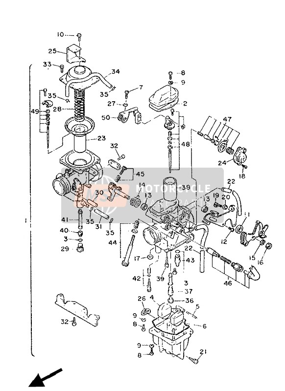 1JK141070100, Needle Valve Set, Yamaha, 2