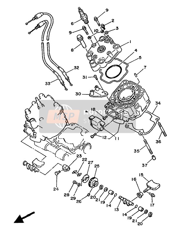 989800501000, Vis, Yamaha, 2