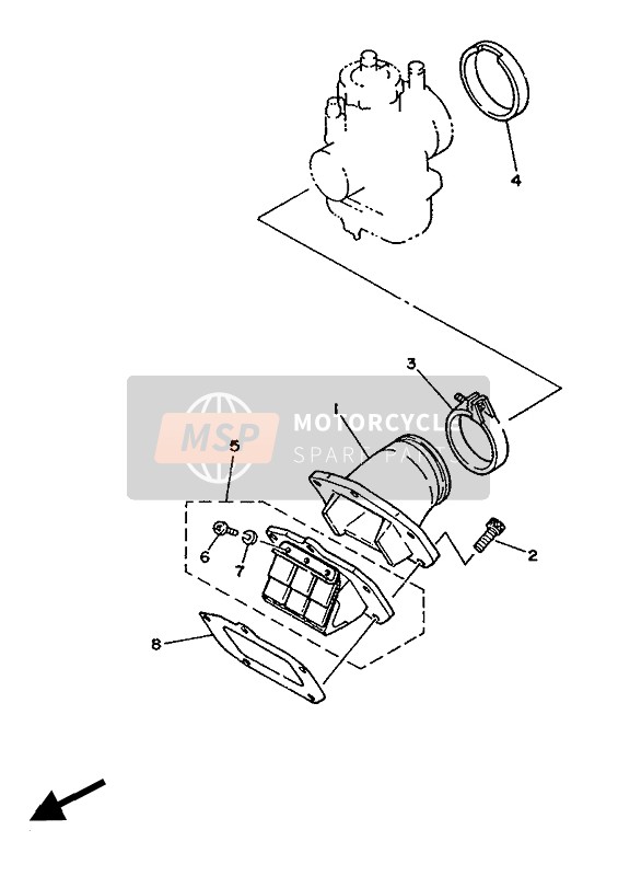 Yamaha TZ250(S) 1986 Admission pour un 1986 Yamaha TZ250(S)