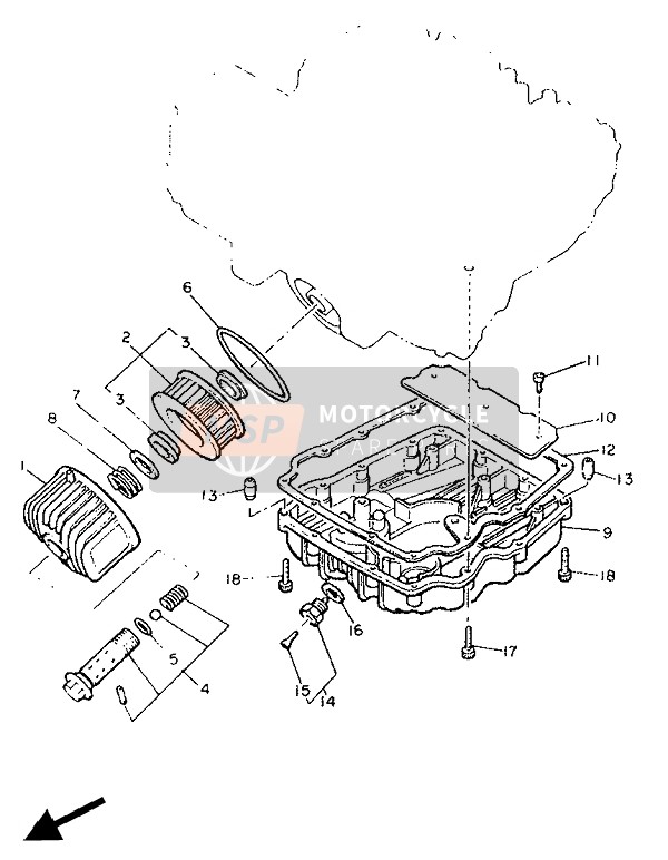 4BB134140000, Dichtung, Filterdeckel, Yamaha, 1