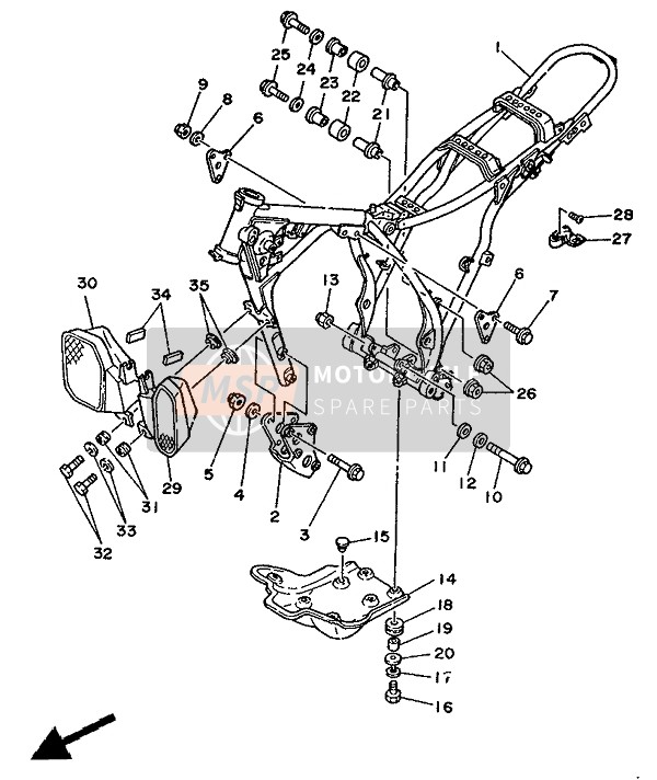 958170811500, Flensbout, Yamaha, 1