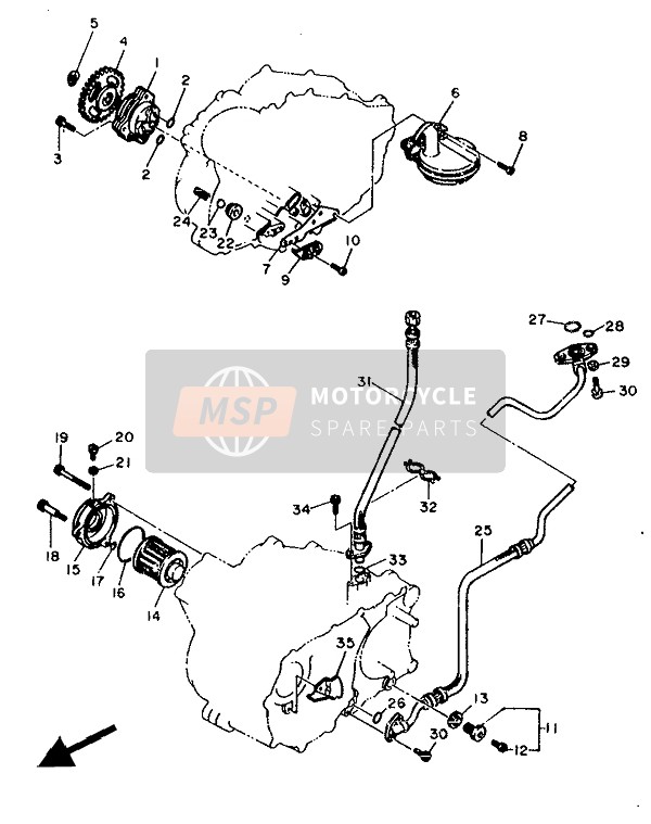 583134470100, Couvercle,  Element A, Yamaha, 1