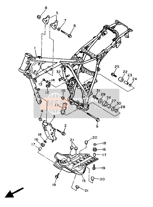 5Y1214410000, Bracket, Stop Switch, Yamaha, 0