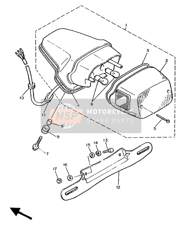 977804052500, Blechschraube, Yamaha, 3