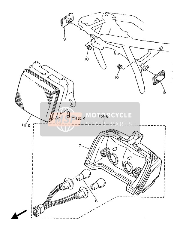 36Y84710E000, Taillight Unit Assy, Yamaha, 1