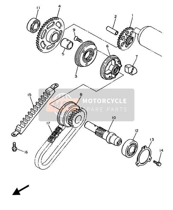 4FM114560000, Kette, Primar, Yamaha, 2