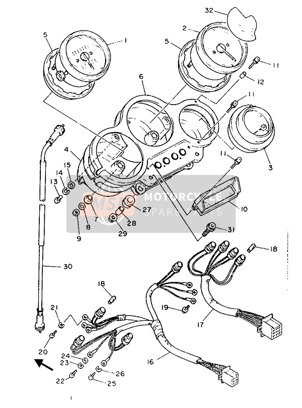 904801418200, Grommet, Yamaha, 3