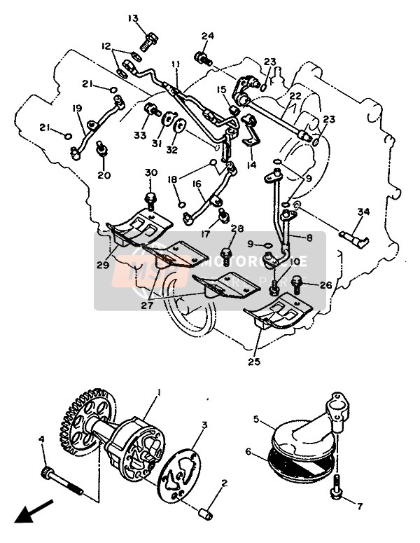 1UF131710000, Pipe, Delivery 2, Yamaha, 0