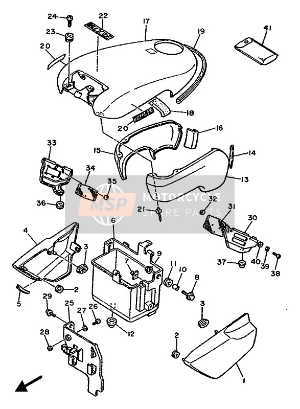 904801445000, Gommino, Yamaha, 2