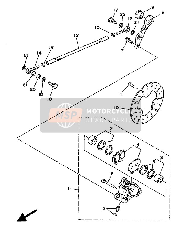 BREMSSATTEL HINTEN