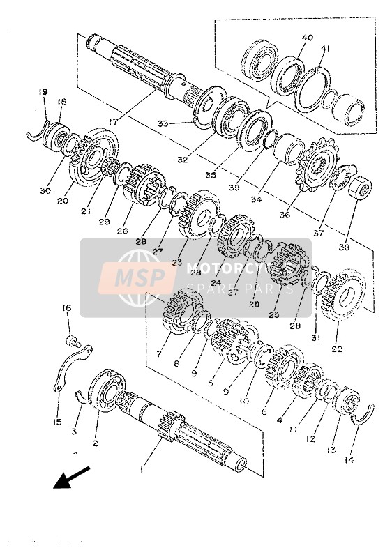 934405200900, Sicherungsscheibe, Yamaha, 1