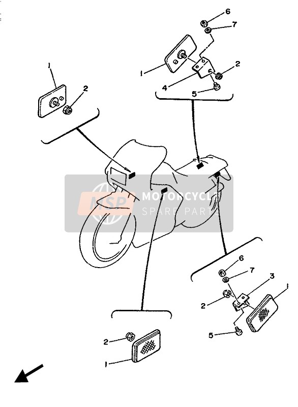 Yamaha TZR250 1987 Alternate (Electrical) (For AT) for a 1987 Yamaha TZR250