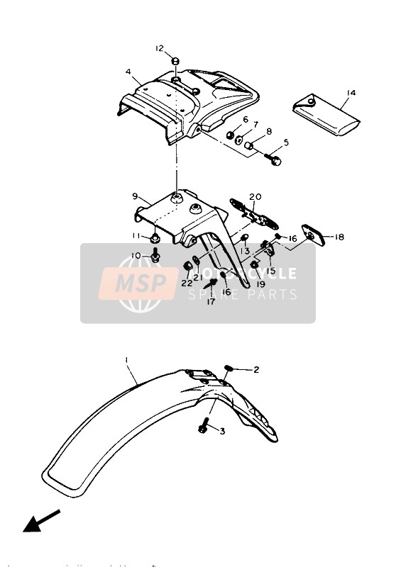 90387082N100, Entretoise, Yamaha, 2