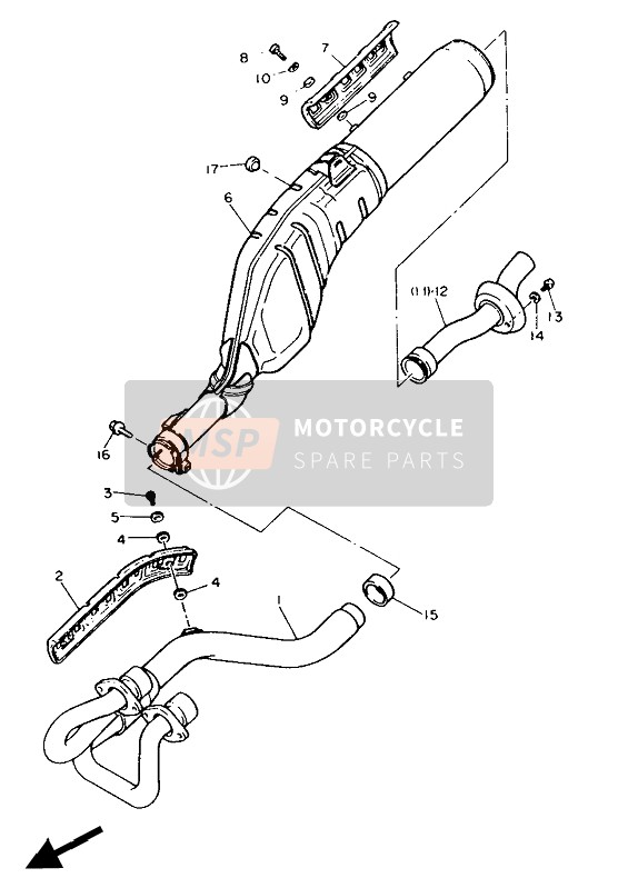 Engine (Muffler) (For SE)