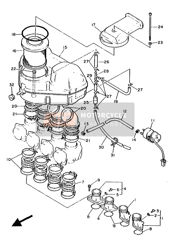 904644410900, Clamp, Yamaha, 2