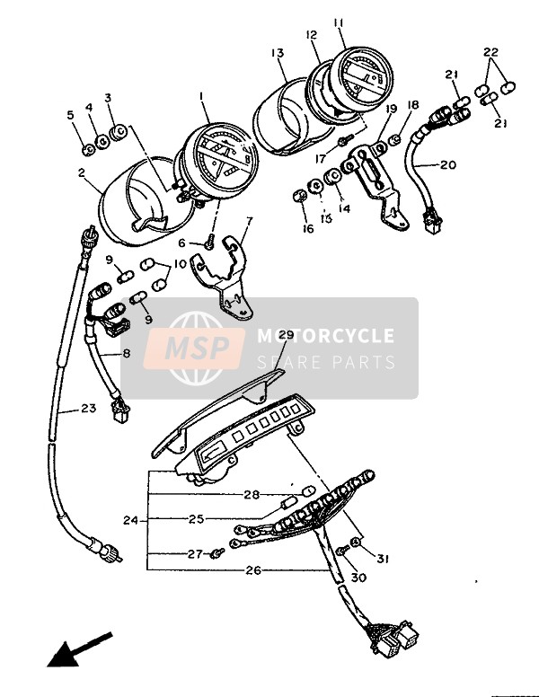 1FK835350000, Tube, Yamaha, 3