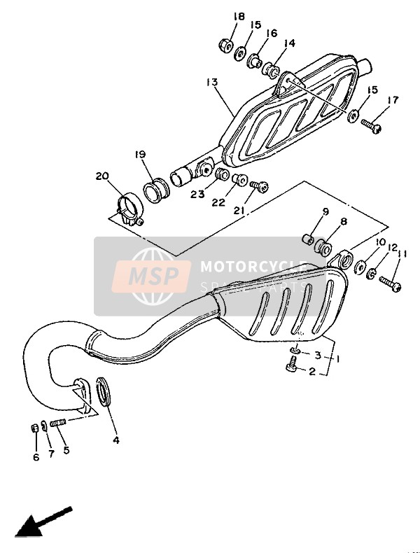 565147470000, Dampfer, Schalldampfer, Yamaha, 1