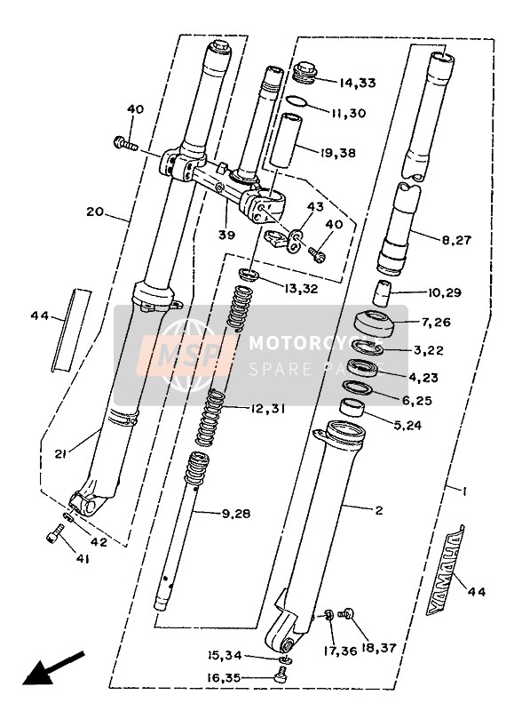 3J2231440000, Joint,  Anti Poussier, Yamaha, 0