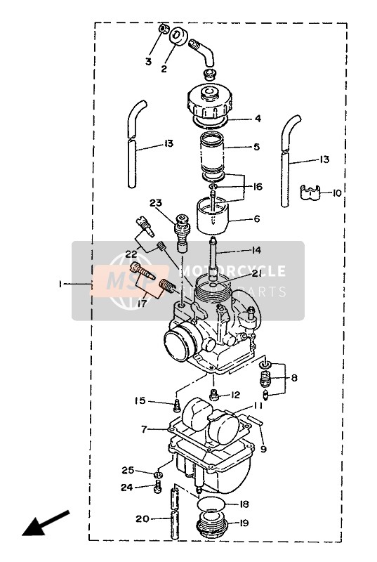 288143435800, Hauptduse, Yamaha, 1