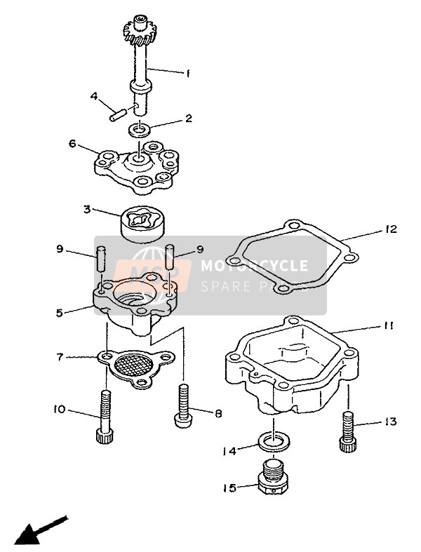 3AK134140100, Gasket, Strainer Cover, Yamaha, 2